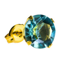 Gold Plate Tiffany : Aquamarine