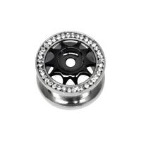 Steel Basicline® Jewelled Black Wheel Tunnel