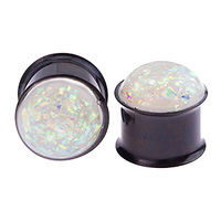 Blackline Opal Essence Double Flared Plug