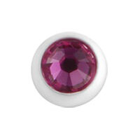 Supernova Pure White SWAROVSKI Jewelled Ball