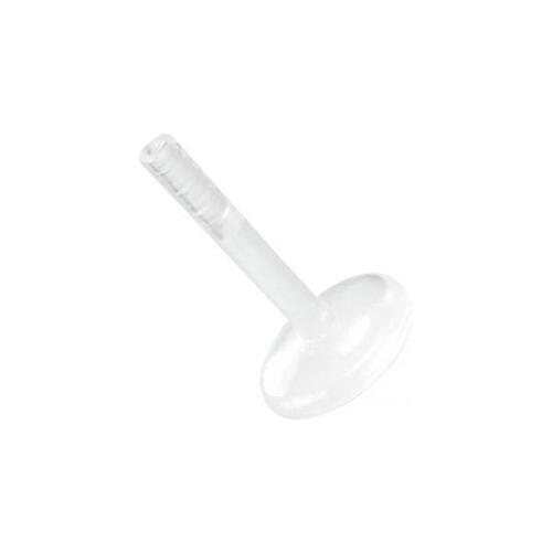 Bioplast® Push-fit Labret Stem : 1.6mm (14ga) x 6mm