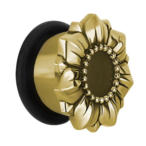 Ornate Cast Brass Single Flared Eyelet : 14mm