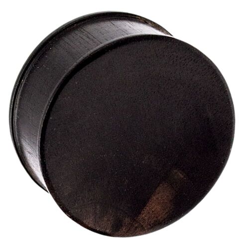 Areng Concave Wood Plug : 22mm