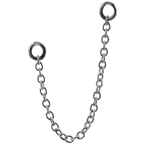 Surgical Steel Hanging Chains for Hinged Segment Rings : 3cm