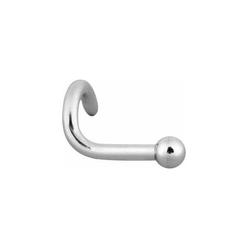 Steel Basicline® Ball Nose Stud : 1.2mm (16ga) x Pony Tail