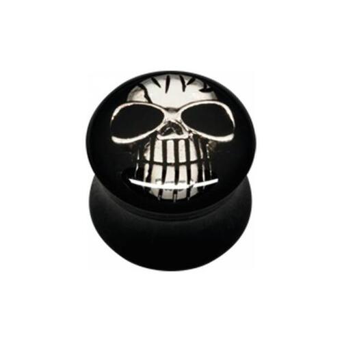 Acrylic Skull Plug : 14mm