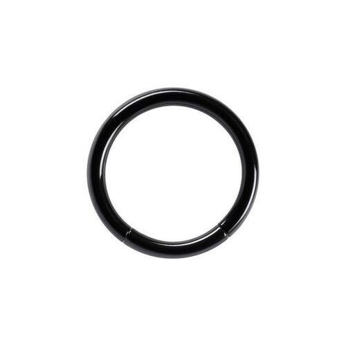 Titanium Blackline® Smooth Segment Rings : 1.2mm (16ga) x 9mm