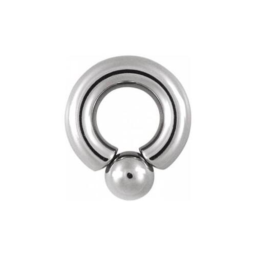 Steel Basicline® Screw In Ball Ring : 4mm (6ga) x 10mm