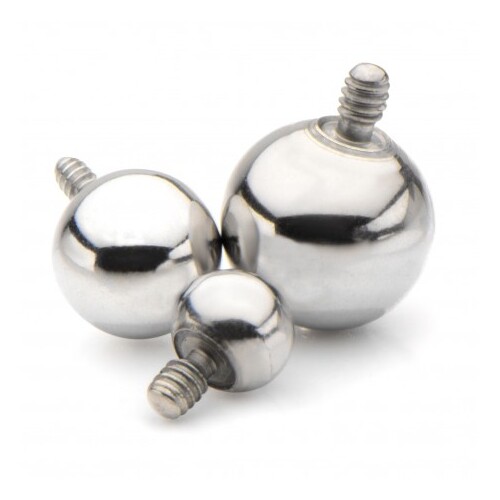 Invictus Titanium Threaded Ball : 14g x 5mm