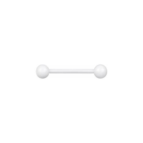 Bioplast® White Barbell