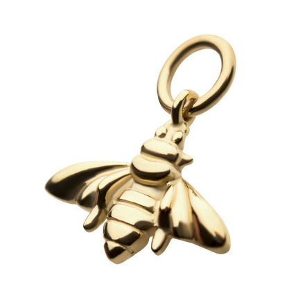Invictus 14Kt Yellow Gold Bee Dangle Charm