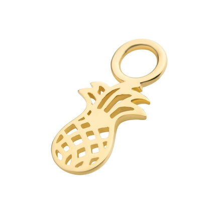 Invictus 14Kt Yellow Gold Pineapple Charm