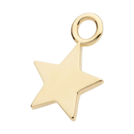 Invictus 14Kt Yellow Gold Star Charm