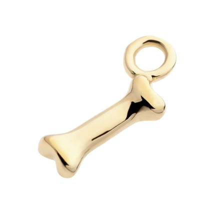 Invictus 14Kt Yellow Gold Bone Charm