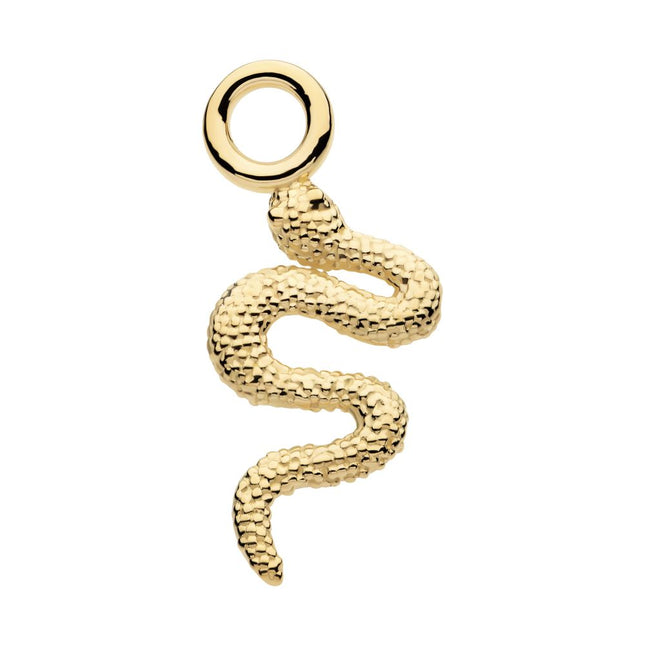 Invictus 14Kt Yellow Gold Snake Charm