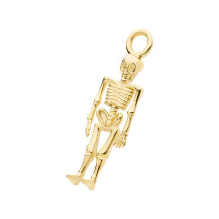 Invictus 14Kt Yellow Gold Skeleton Charm