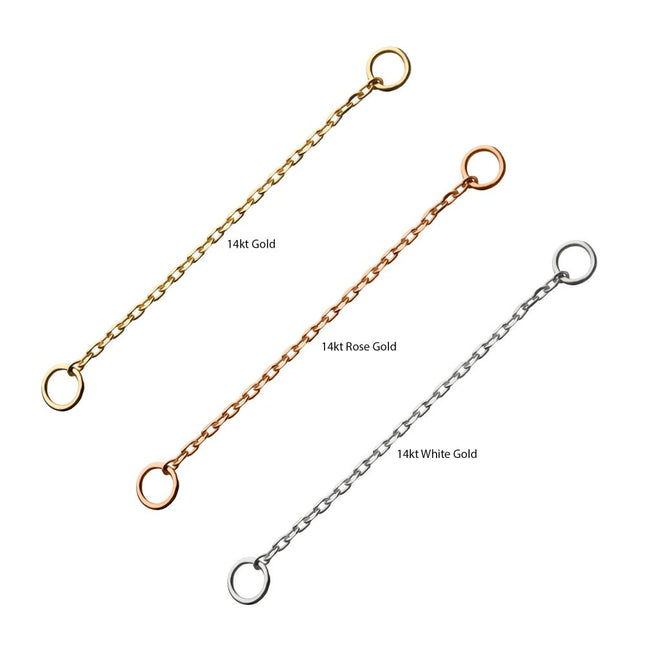 Invictus 14Kt Gold Rolo Chain with Ring