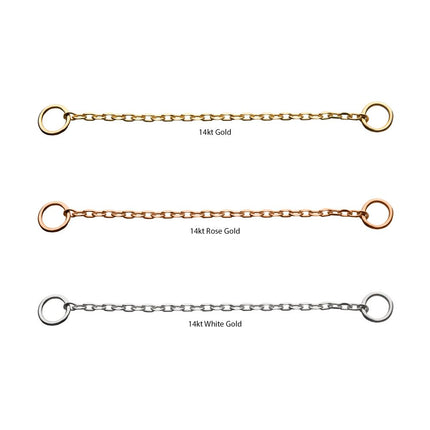 Invictus 14Kt Gold Rolo Chain with Ring