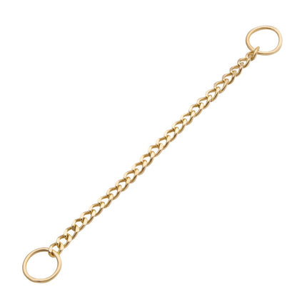 Invictus 14Kt Gold Curb Chain with Ring