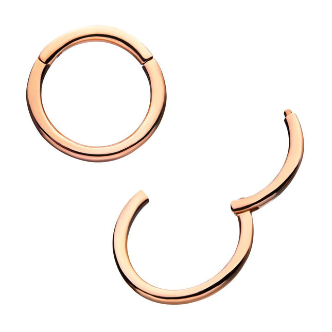 Invictus 14Kt Rose Gold Basic Hinged Segment Clicker