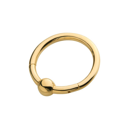 Invictus 14Kt Yellow Gold with 3mm Ball Hinged Segment Clicker