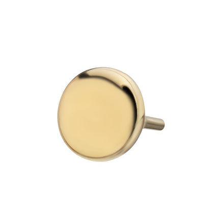 Invictus 14Kt Yellow Gold M0.8 Internally Threaded Disc Top