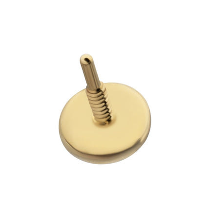 Invictus 14Kt Yellow Gold M0.8 Internally Threaded Disc Top
