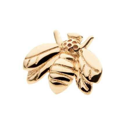 Invictus 14Kt Gold Threadless with Bee Top