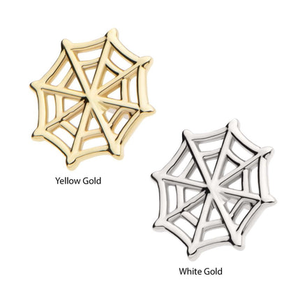 Invictus 14Kt Gold Threadless Spiderweb Top