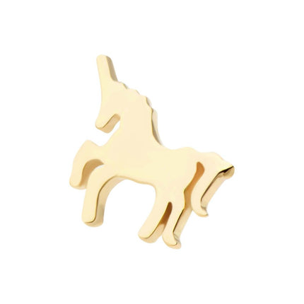 Invictus 14Kt Yellow Gold Threadless Unicorn Top