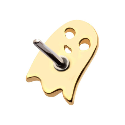 Invictus 14Kt Gold Threadless with Ghost Top