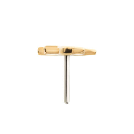 Invictus 14Kt Yellow Gold Threadless Palm Tree Top