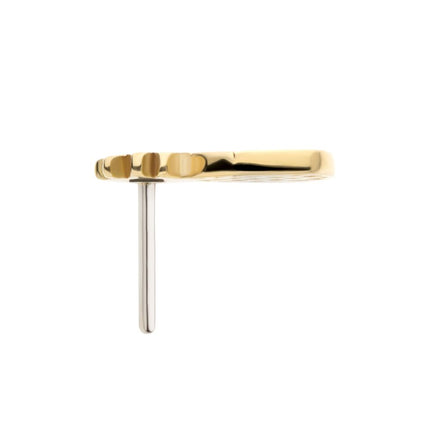 Invictus 14Kt Yellow Gold Threadless Pineapple Top