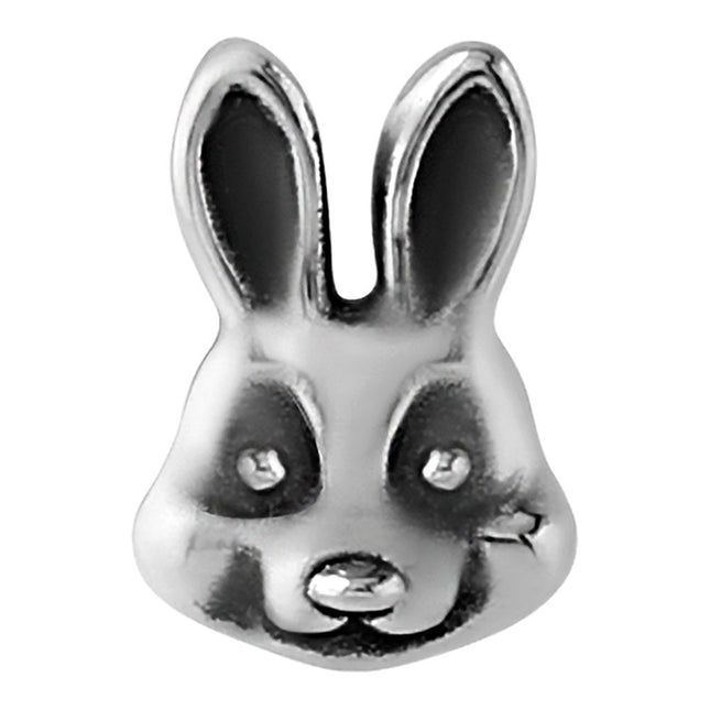 Steel Cast Captive Bead Rabbit