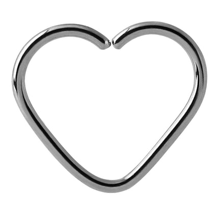 Surgical Steel Annealed Steel Heart 10mm
