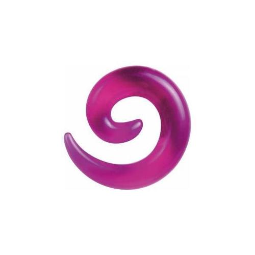 Wildcat Acrylic Coloured Spirals Red