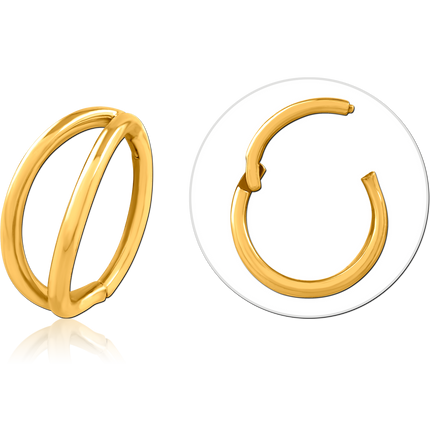 Gold PVD coated surgical steel multi purpose clicker.