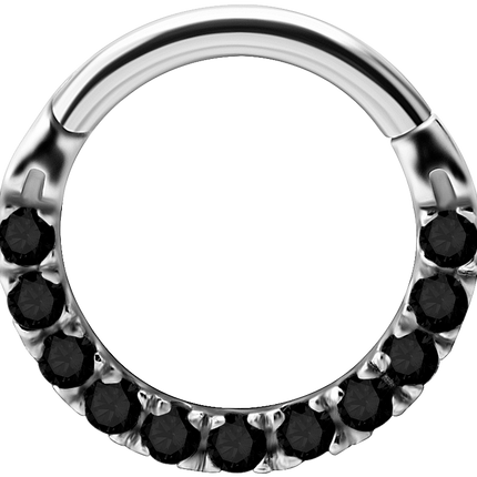 Hinged Clicker with Front Facing Zirconia