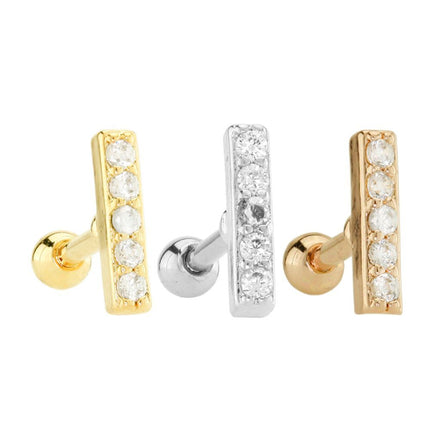 Paved Bar with Plated Finish Barbell