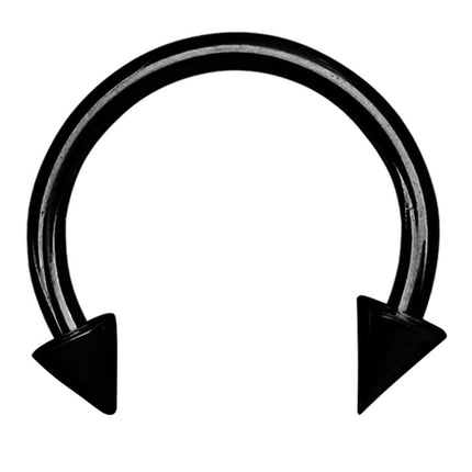 Black Steel Circular Conebell