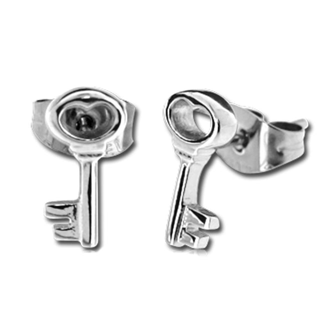 Pair of Surgical Steel Ear Studs Key