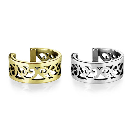 Non Piercing Ear Cuff Filigree Heart