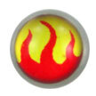 Screw On Picture Ball Flame