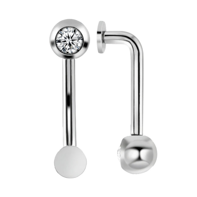 Titanium Christina Piercing L Shape Barbell