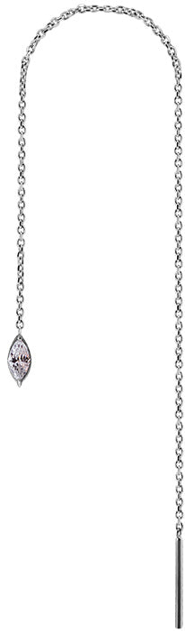 Surgical Steel Threader Chain with Marquise Jewel