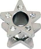 Steel Highline Jewelled Star Flesh Tunnels