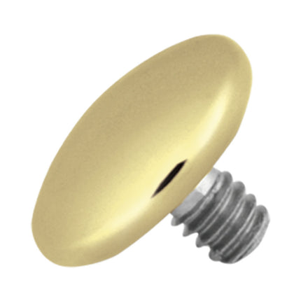 Titanium Zirconline Disc for Internally Threaded Jewellery