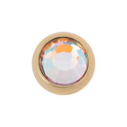 Titanium Zirconline Jewelled Threaded Balls