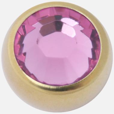 Titanium Zirconline Jewelled Threaded Balls