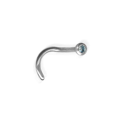 Steel Basicline Jewelled Sparkle Nose Stud